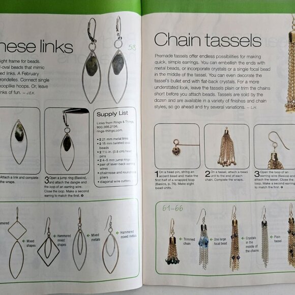 Bead Style Magazine Special Issue February 2008 Earrings That You Can Make - Picture 7 of 16